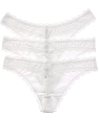 B.Tempt'd Set Of 3 Inspired Eyelet Thong