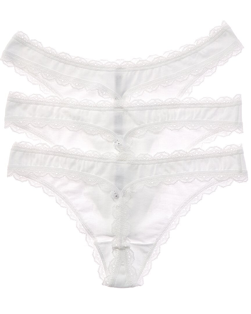 B.Tempt'd Set Of 3 Inspired Eyelet Thong