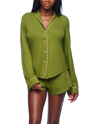 Cosabella 2Pc Pima Lusso Top Boxer Pajama Set