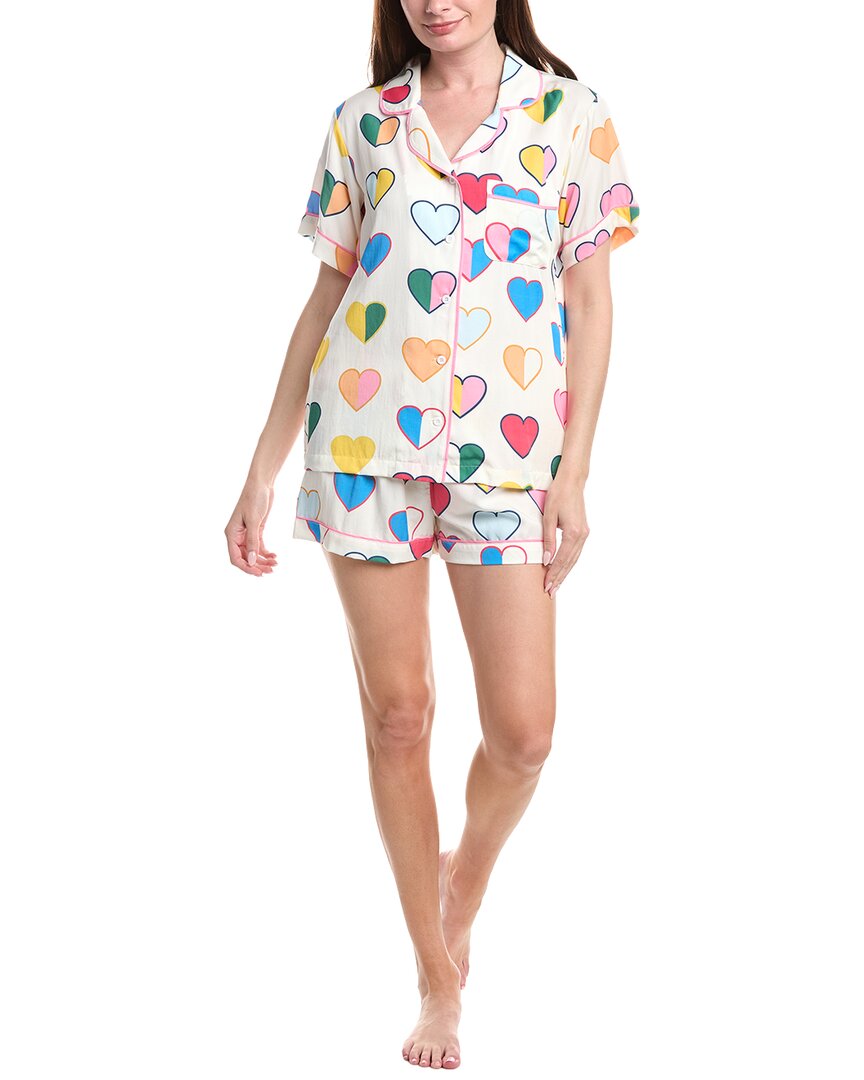 Katie Kime 2Pc Amour Pajama Short Set