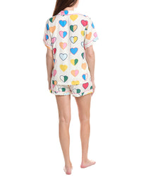 Katie Kime 2Pc Amour Pajama Short Set