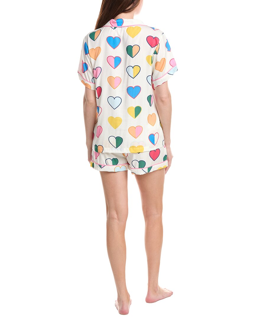 Katie Kime 2Pc Amour Pajama Short Set