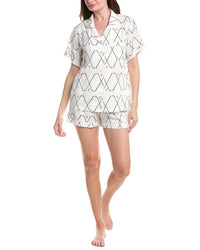 Katie Kime 2Pc Birdie Pajama Short Set