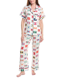 Katie Kime 2Pc Love Notes Pajama Pant Set