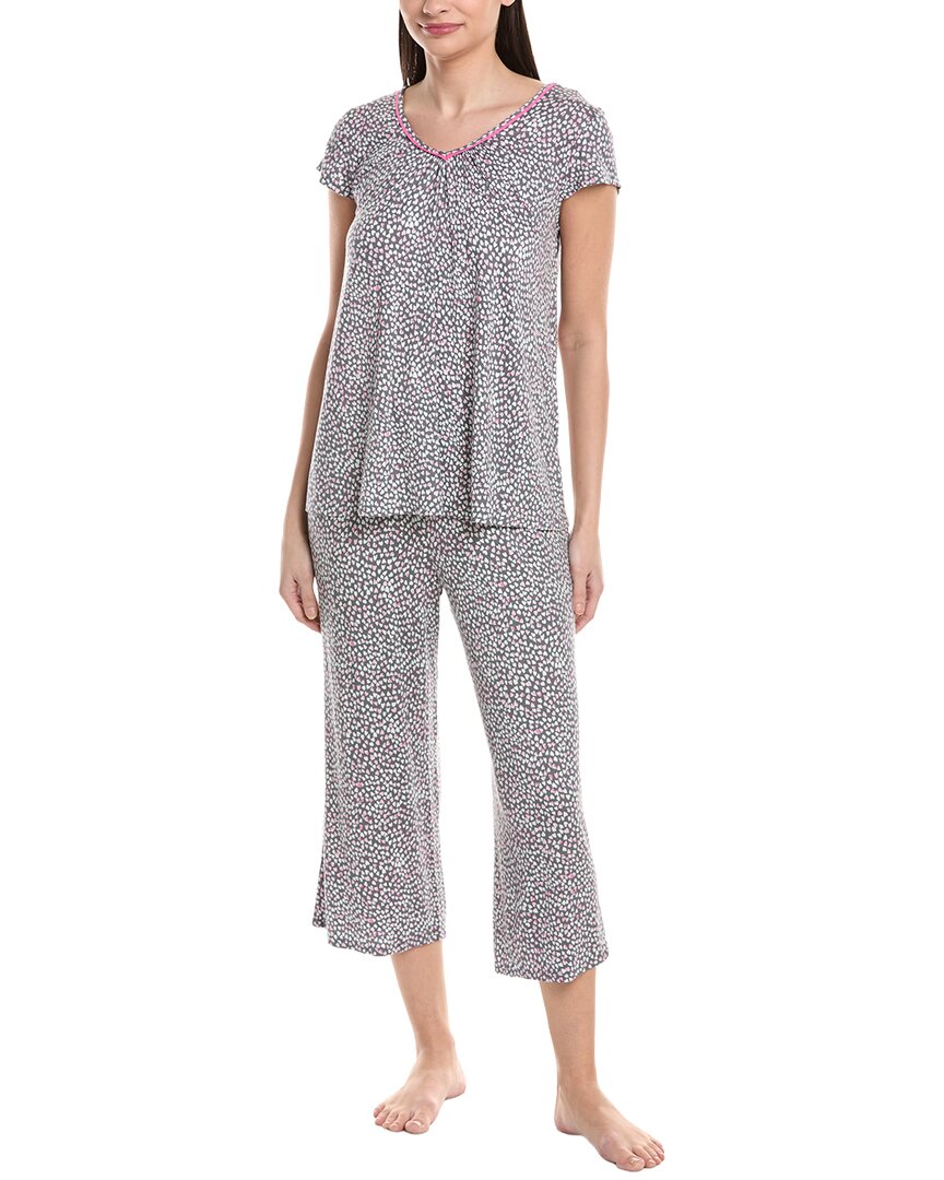 Ellen Tracy 2Pc Cap Sleeve Top & Pant Set