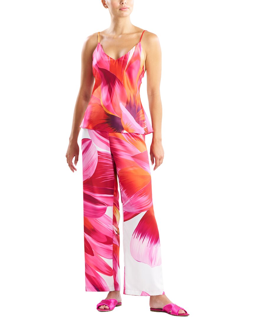 Natori Palau Printed Charmeuse Cami Pj Set