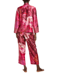 Natori 2Pc Top & Pant Pajama Set