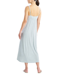 Natori Enchant Lace Applique V-Neck Slip Dress