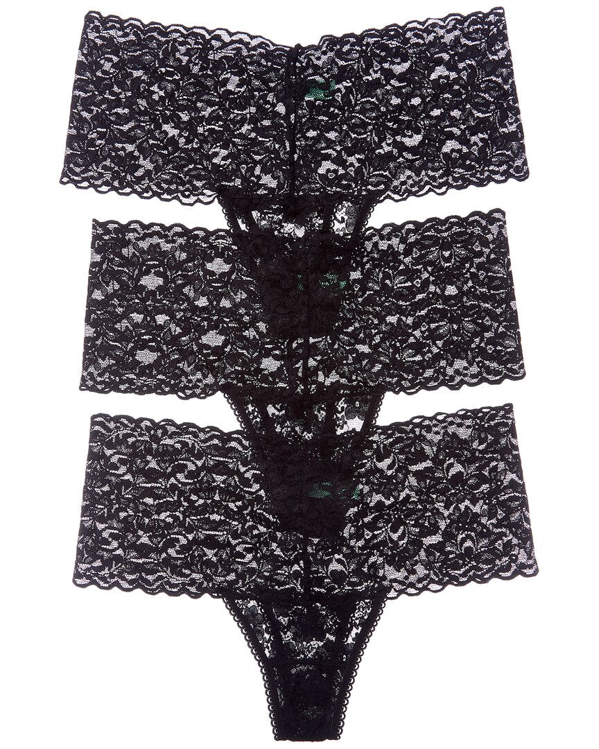 Honeydew Set Of 3 Lady In Lace Thong
