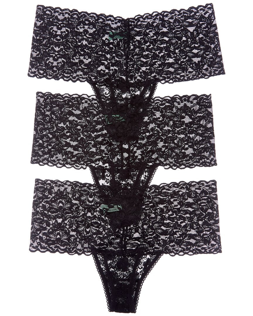 Honeydew Set Of 3 Lady In Lace Thong
