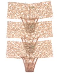 Honeydew Set Of 3 Lady In Lace Thong