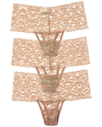 Honeydew Set Of 3 Lady In Lace Thong