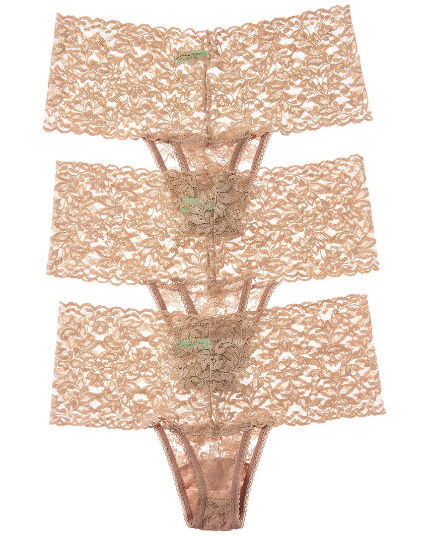 Honeydew Set Of 3 Lady In Lace Thong
