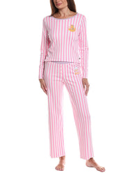 Cozyland by Morgan Lane Cozyland By Morgan Lane 2Pc Glinda Striped Pajama Set