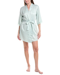 Flora Nikrooz 3Pc Solid Charm Wrap & Solid Charm Cami Set