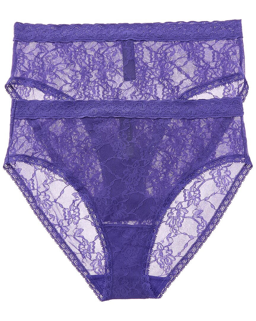 Natori Natori 2Pk Bliss Allure Lace Girl Brief