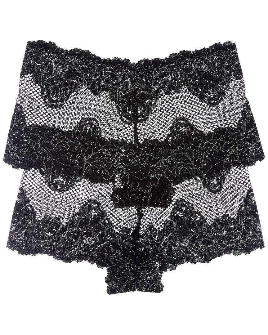 Le Mystere Le Mystere Set Of 2 Lace Allure Boyshort