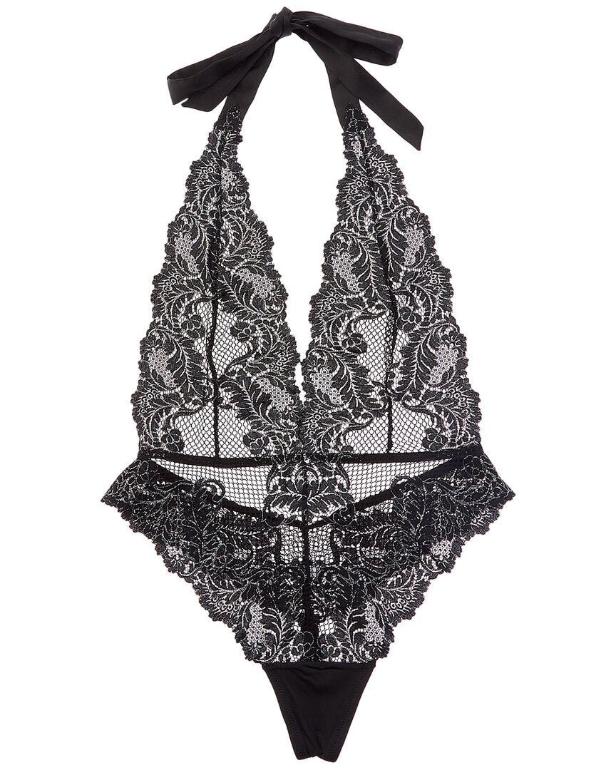 Le Mystere Le Mystere Lace Allure Halter Bodysuit