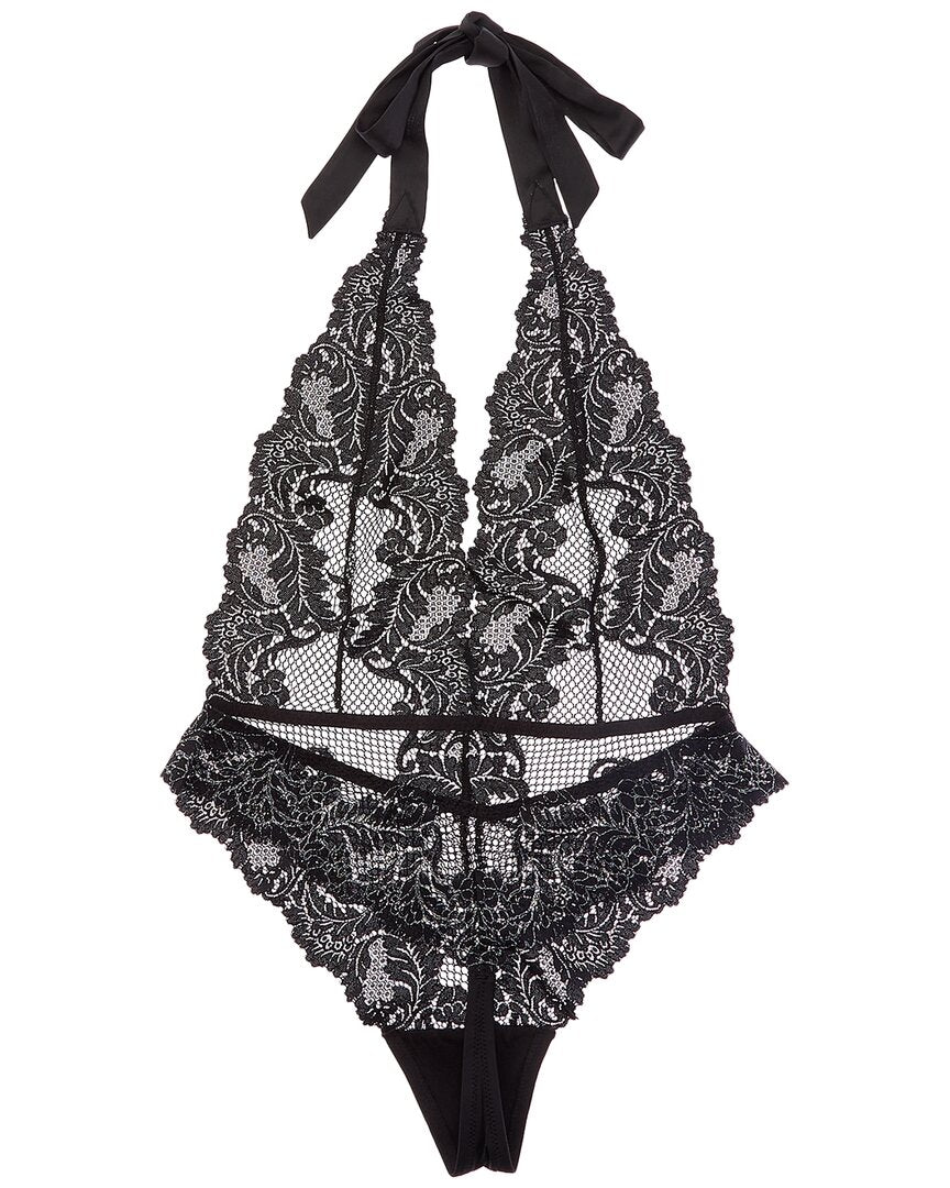 Le Mystere Le Mystere Lace Allure Halter Bodysuit