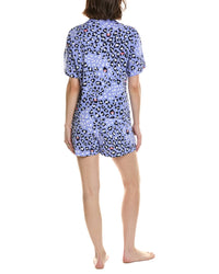 Hue 2Pc Top & Boxer Pajama Set