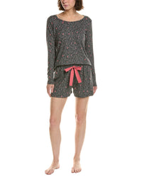 Hue 2Pc Waffel Pajama Set