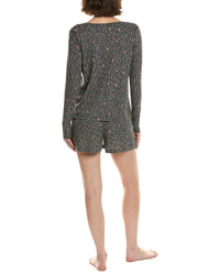 Hue 2Pc Waffel Pajama Set