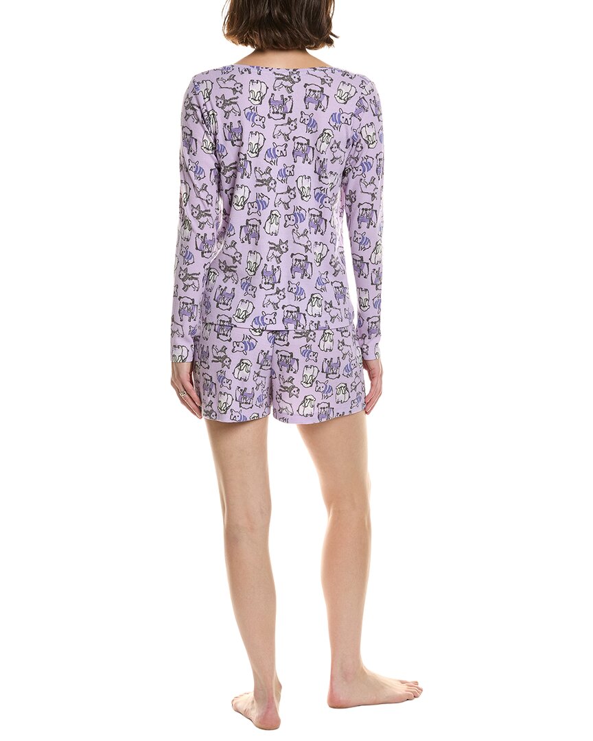 Hue 2Pc Waffel Pajama Set