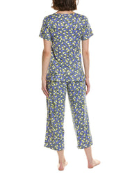Hue 2Pc Flounce T-Shirt Pajama Set