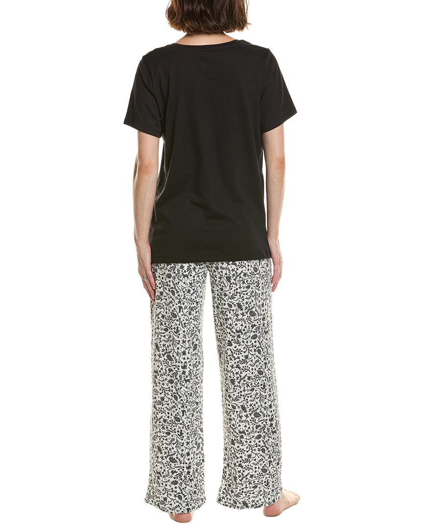 Hue 2Pc Embellished Pajama Set
