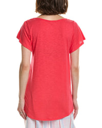 HUE Hue Solid Shirred Pajama T-Shirt