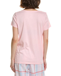 Hue Solid V-Neck Pajama T-Shirt