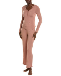 Honeydew Honeydew 2Pc Dreamland Long Henley Set