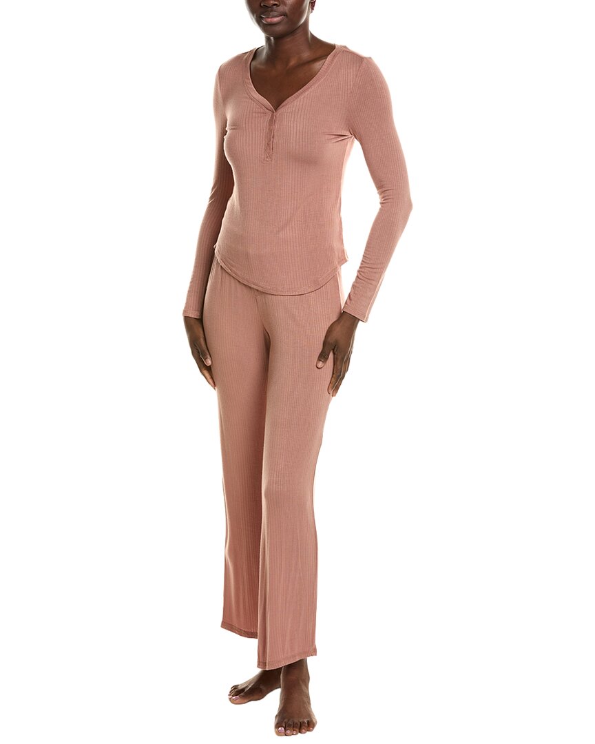 Honeydew Honeydew 2Pc Dreamland Long Henley Set