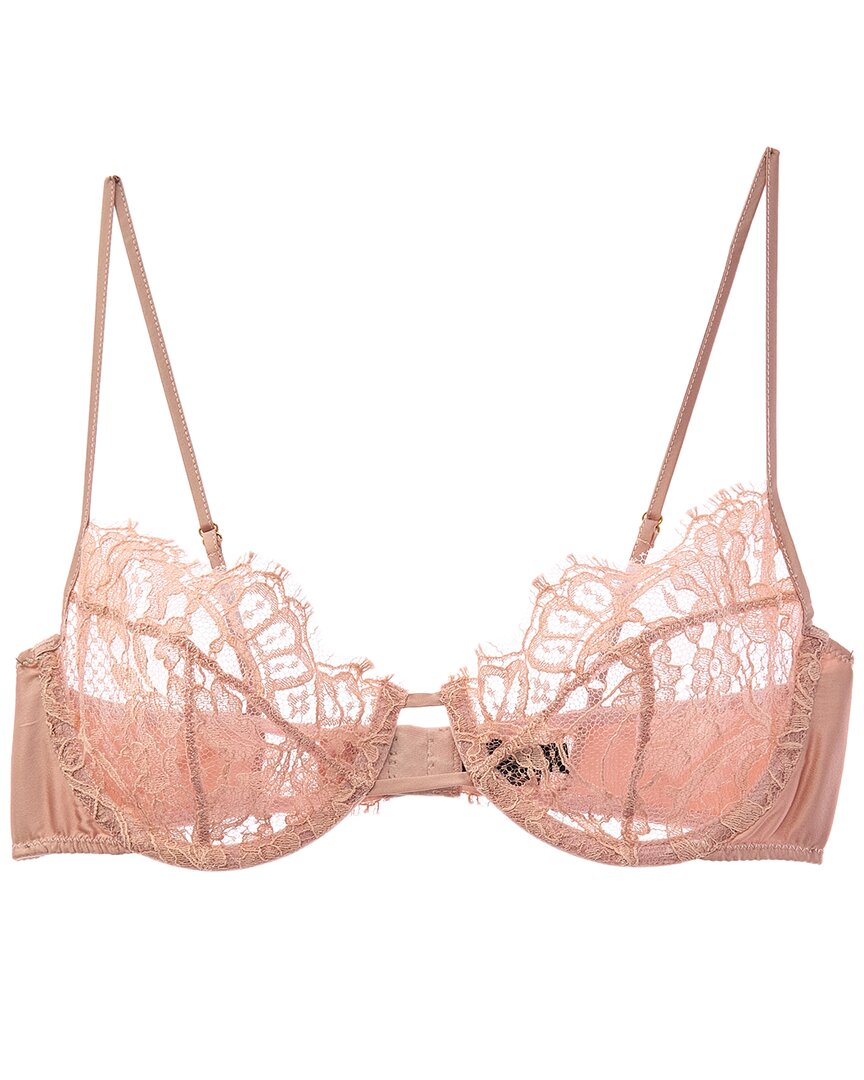 KIKI DE MONTPARNASSE Kiki De Montparnasse Camille Silk-Blend Demi Bra