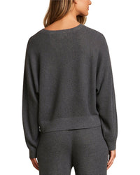 Barefoot Dreams Barefoot Dreams Luxeblend Waffle Knit Pullover