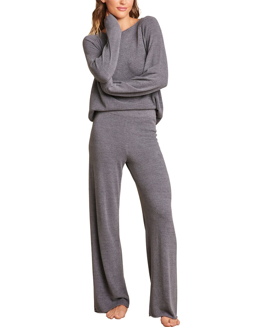 Barefoot Dreams Barefoot Dreams 2Pc Jersey Roll Pullover & Wide Leg Pant Set