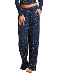 Barefoot Dreams Barefoot Dreams Ultra Soft Rib Lettuce Hem Wide Leg Pant