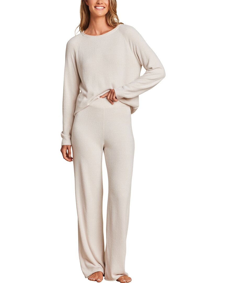 Barefoot Dreams Barefoot Dreams 2Pc Jersey Roll Pullover & Wide Leg Pant