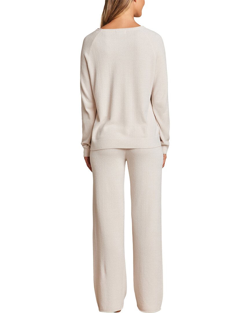 Barefoot Dreams Barefoot Dreams 2Pc Jersey Roll Pullover & Wide Leg Pant