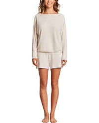 Barefoot Dreams Barefoot Dreams 2Pc Boatneck Short & Top Pullover