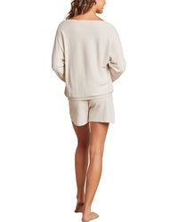 Barefoot Dreams Barefoot Dreams 2Pc Boatneck Short & Top Pullover
