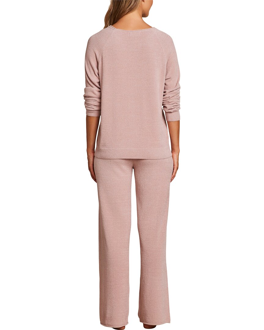 Barefoot Dreams Barefoot Dreams 2Pc Jersey Roll Pullover & Wide Leg Pant Set