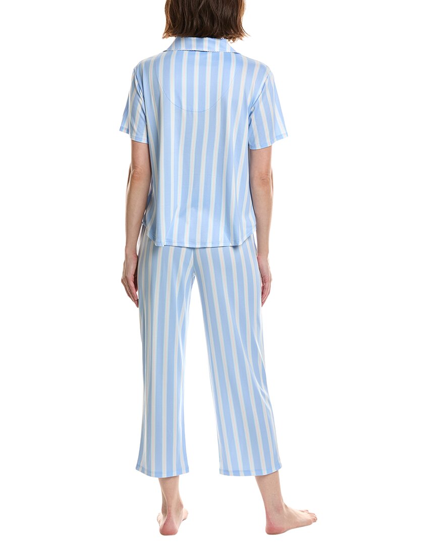 Flora by Flora Nikrooz Flora By Flora Nikrooz 2Pc Printed Knit Notch Collar Pajama Set