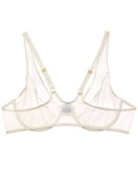 Wolford Wolford Sheer Opaque Front Close Plunge Bra