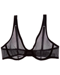 Wolford Wolford Bonded To Tulle Unlined Plunge Bra