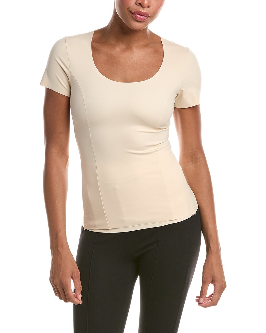 Rene Ruiz Rene Ruiz Scoop Neck Tightening T-Shirt