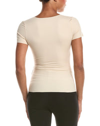 Rene Ruiz Rene Ruiz Scoop Neck Tightening T-Shirt