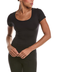 Rene Ruiz Rene Ruiz Scoop Neck Tightening T-Shirt