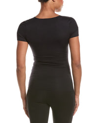 Rene Ruiz Rene Ruiz Scoop Neck Tightening T-Shirt
