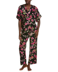 N Natori N Natori 2Pc Fleur Dragon Printed Challis Pajama Set